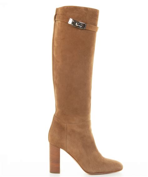 hermes suede knee high boots|Hermes boots for women.